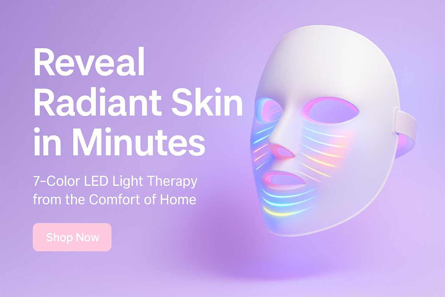 GlowThera™ 7-Color LED Light Therapy Mask