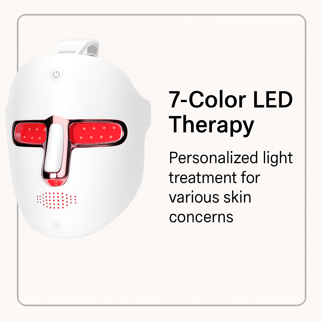 GlowThera™ 7-Color LED Light Therapy Mask